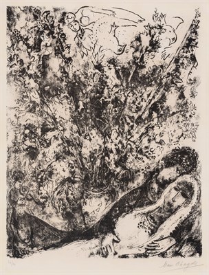 Lot 42 - Marc Chagall (1887-1985) LE CIEL DES AMOUREUX...