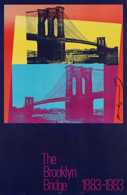 Lot 234 - Andy Warhol (1931-1987) THE BROOKLYN BRIDGE...