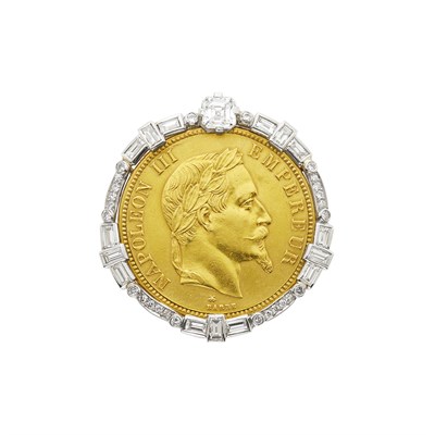 Lot 13 - Platinum, Gold, Gold Coin and Diamond Enhancer