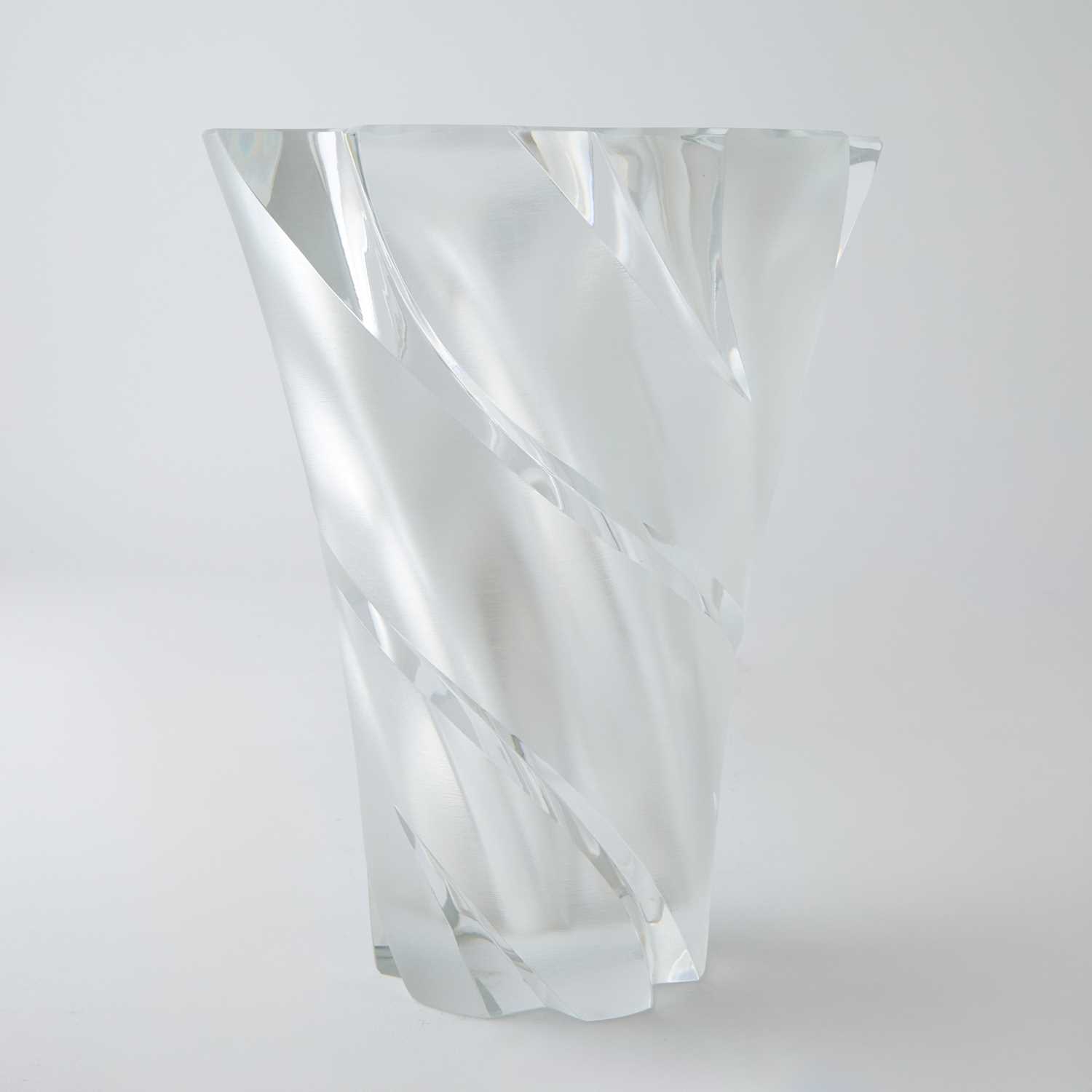 Lot 302 - Lalique Molded Glass "Narcisse" Vase