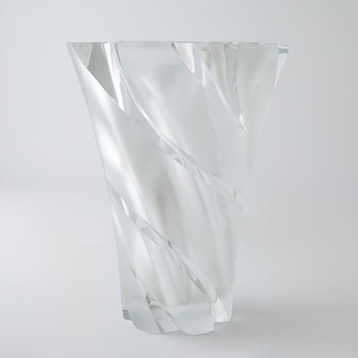 Lot 302 - Lalique Molded Glass "Narcisse" Vase