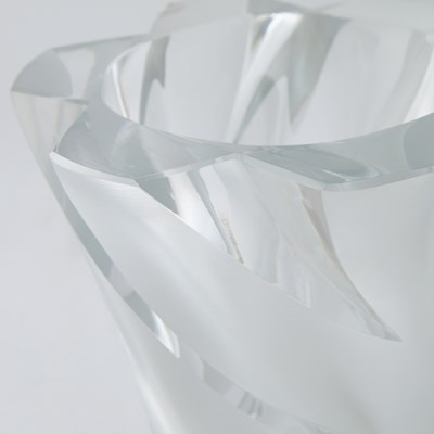 Lot 302 - Lalique Molded Glass "Narcisse" Vase