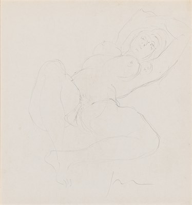 Lot 28 - Lucio Fontana Italian, 1899-1968 Bird Nera,...