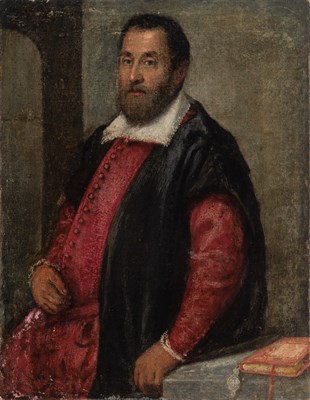 Lot 11 - Follower of Giovanni Battista Moroni Portrait...