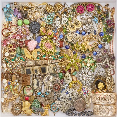 Lot 1307 - Group of Costume and Silver Jewelry