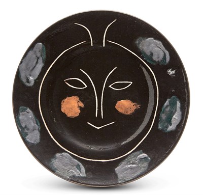 Lot 165 - Pablo Picasso (1881-1973) SERVICE VISAGE NOIR...