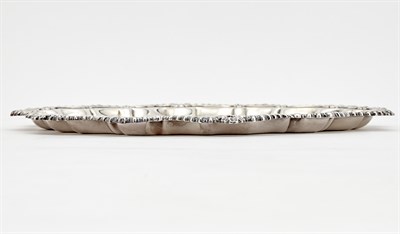 Lot 98 - Three English Sterling Silver Salvers and...
