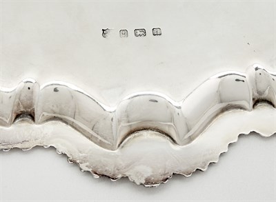 Lot 98 - Three English Sterling Silver Salvers and...