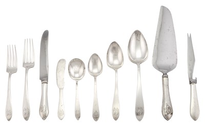 Lot 246 - Assembled American Sterling Silver Flatware...