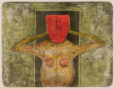 Lot 203 - Rufino Tamayo (1899-1991) MÁSCARA ROJA (PEREDA...