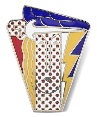 Lot 107 - Roy Lichtenstein (1923-1997) MODERN HEAD PIN...