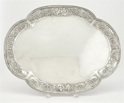 Lot 212 - Continental Silver Tray Early 20th century...