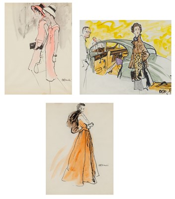 Lot 13 - Rene Robert Bouché French/American, 1906-1963...