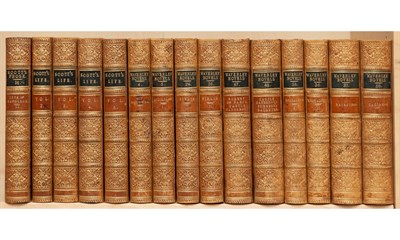 Lot 624 - A finely bound  set of the works of Sir Walter Scott
