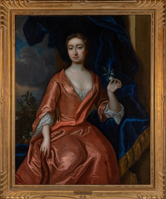 Lot 25 - School of Sir Peter Lely Portrait of a Lady...