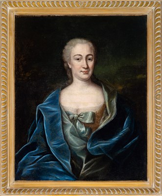 Lot 39 - School of Antoine Pesne Portrait of a Lady in...
