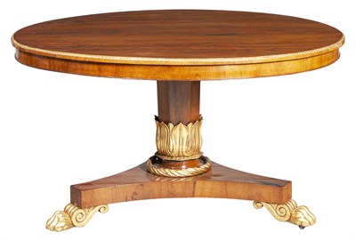Lot 296 - Regency Style Parcel Gilt Center Table Height...