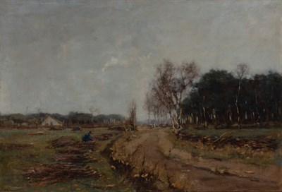 Lot 65 - David Schulman Dutch, 1881-1966 Landscape with...