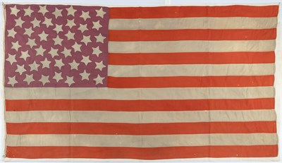 Lot 1262 - A 44-Star American Flag An unusual...