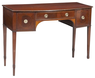 Lot 148 - George III Inlaid Mahogany Sideboard Height 35...