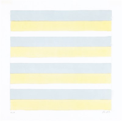 Lot 112 - Agnes Martin (1912-2004) UNTITLED Color...