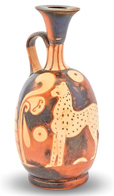 Lot 12 - Campanian Red Figured Squat Lekythos