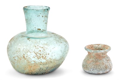 Lot 19 - Roman Green Glass Miniature Jarlet