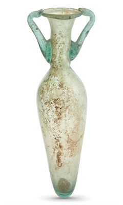 Lot 24 - Roman Green Glass Amphoriskos