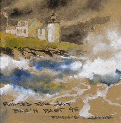 Lot 1121 - Jamie Wyeth American, b. 1946 Lighthouse...