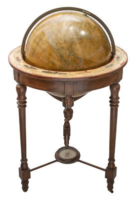 Lot 62 - [TERRESTRIAL GLOBE] BERTAUX, EMILE. Globe...