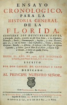 Lot 180 - GABRIEL DE CARDENAS Z CANO [=GONZALEZ DE...