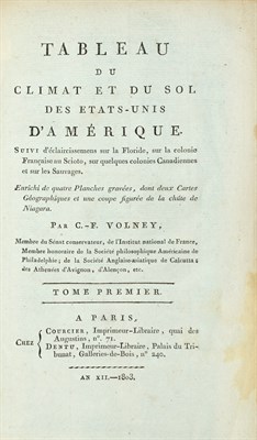 Lot 260 - VOLNEY, CONSTANTIN-FRANCOIS CHASSEBOEUF, comte...