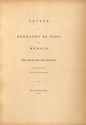 Lot 300 - [STREETER COPY-DE SOTO, HERNANDO] Letter of...