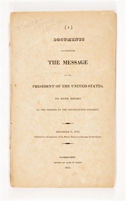 Lot 288 - [MONROE, JAMES] Documents Accompanying the...