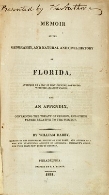 Lot 150 - DARBY, WILLIAM Memoir on the Geography, and...