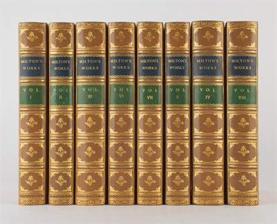 Lot 101 - [BINDINGS] MILTON, JOHN. The Works of John...