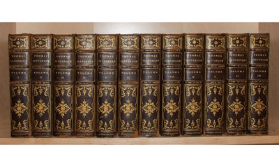 Lot 47 - [BINDINGS] JEFFERSON, THOMAS. The Works of...