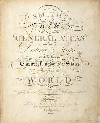 Lot 251 - SMITH, CHARLES Smith's New General Atlas...