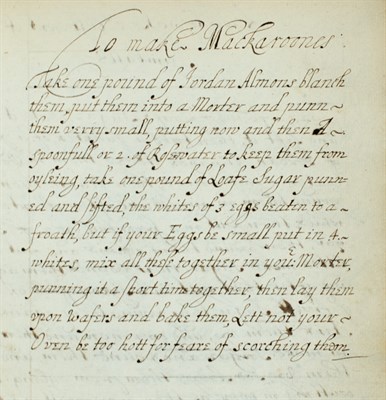 Lot 146 - [COOKBOOK-MANUSCRIPT] A compilation of...