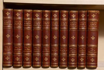 Lot 48 - [BINDINGS] PAINE, THOMAS. The Life and Works...