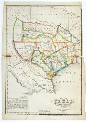 Lot 158 - EDWARD, DAVID B. The History of Texas, or the...