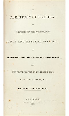 Lot 269 - WILLIAMS, JOHN LEE The Territory of Florida:...