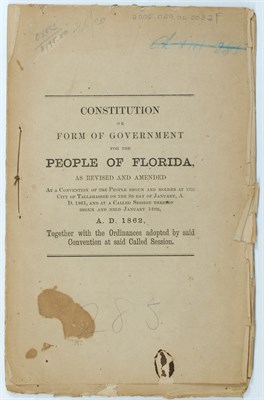 Lot 140 - [CIVIL WAR-CONFEDERATE] Constitution or form...