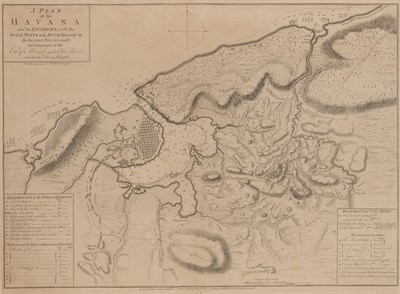 Lot 219 - [MAP-CUBA] KITCHIN, THOMAS. Plan of the Havana...