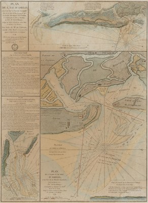 Lot 245 - SARTINE, ANTOINE DE Plan de l'île d'Amelia à...