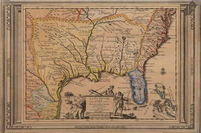 Lot 213 - [MAPS] Group of four hand-colored antique maps....