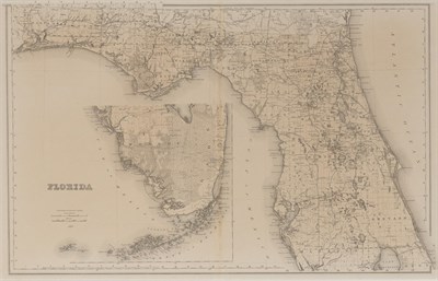 Lot 200 - [MAP-FLORIDA] COLTON, C. B. & G. W. Florida....