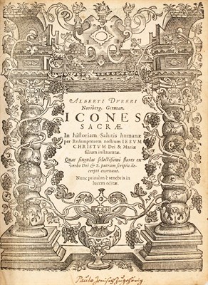 Lot 93 - [DURER--ALTDORFER] DUERER, ALBRECHT. Icones...