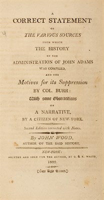 Lot 321 - WOOD, JOHN A correct statement of the various...