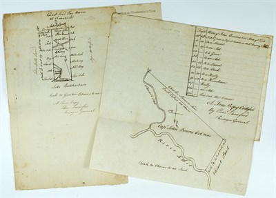Lot 265 - [WEST FLORIDA] CHESTER, PETER. Three crudely...